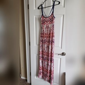 Strappy back maxi dress S